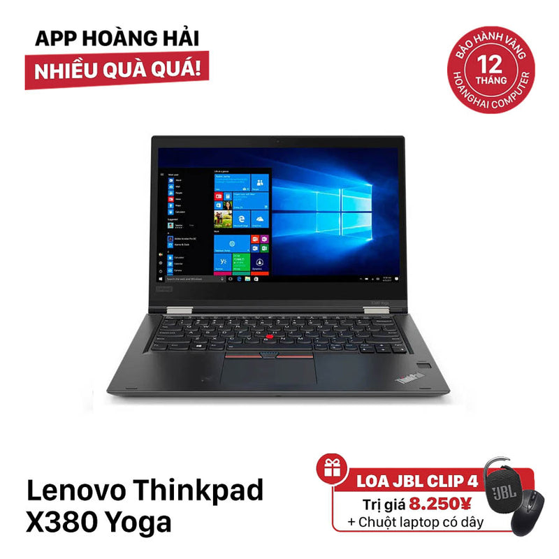 Lenovo Thinkpad X380 Yoga 13.3in i5-8250U/ RAM 8GB/ SSD 256GB BPTN Likenew ( Màn hình cảm ứng 360)