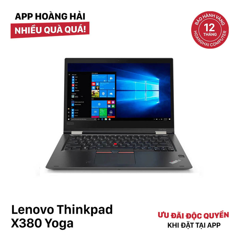 Lenovo Thinkpad X380 Yoga 13.3in i5-8250U/ RAM 8GB/ SSD 256GB BPTN Likenew ( Màn hình cảm ứng 360 - Có đốm trắng màn)