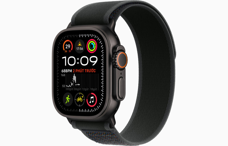 Apple Watch Ultra 2 49mm 4G + GPS Black Titanium Case/ Black Trail Loop 99% Nguyên hộp Từ SB