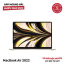 Macbook Air 2022 13.6in Trắng Apple M2/ RAM 8GB/ SSD 256GB 99% Sạc 32 lần BPTN