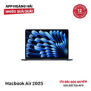 Macbook Air 2025 13.6လက်မ အနက်ရောင် Apple M4/ RAM 16GB/ SSD 256GB 98% ဘက်ထရီ 100% BPTN 2 ကြိမ် အားသွင်း 