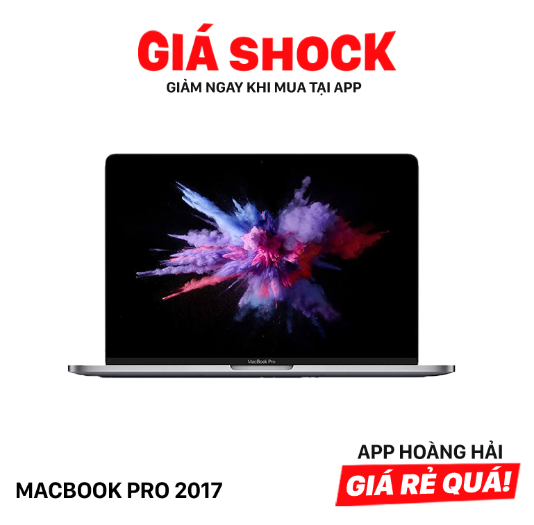 Macbook Pro 2017 13.3in Xám Intel Core i7/RAM 16GB/SSD 256GB 97% pin 100% BPTN (Đã thay pin , xước gôm vỏ ,ám chấm vỏ)