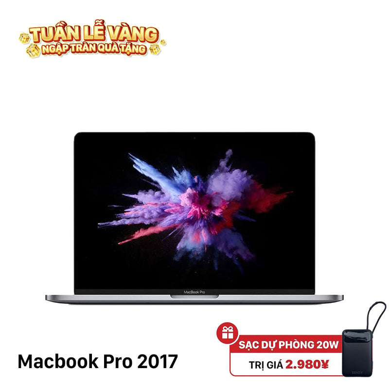 MacBook Pro 2017 13.3in Xám Intel Core i5/ RAM 8GB/ SSD 256GB 97% sạc 245 lần BPTN (viền xước, móp, màn sứt góc trái)