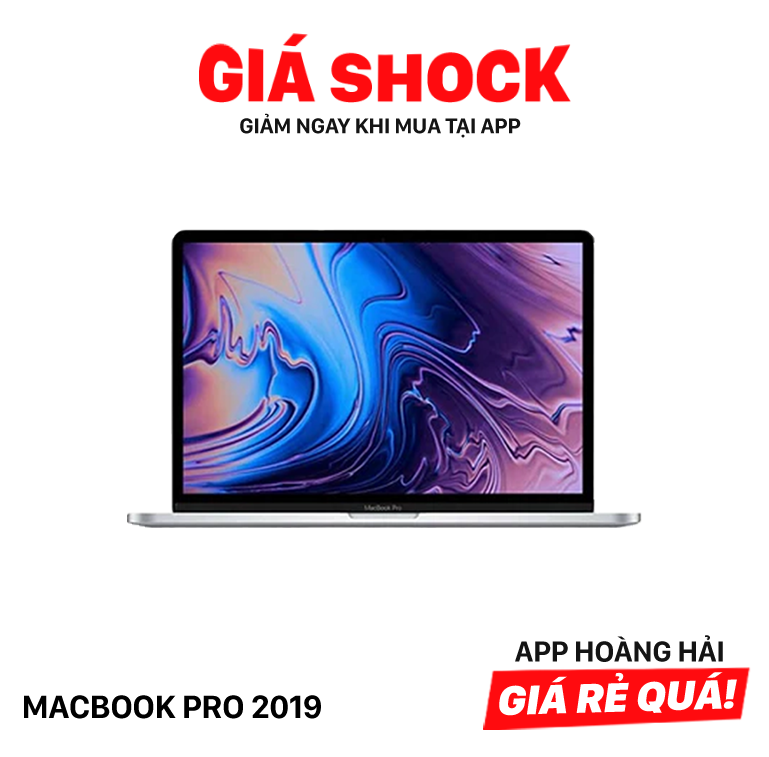 Macbook Pro 2019 13.3in Bạc Intel Core i7/ RAM 16GB/ SSD 256GB 98% pin 100% BPTA (Đã thay pin)