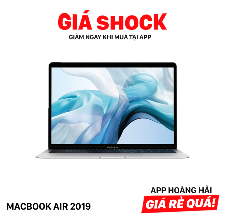 Macbook Air 2019 13.3in Bạc Intel Core i5/RAM 8GB/SSD 128GB 98% Sạc 64 lần BPTA