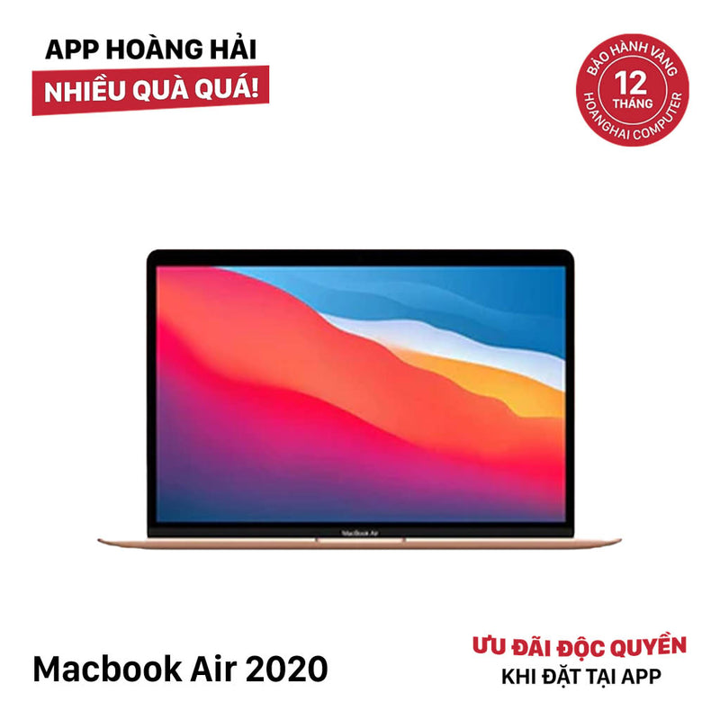 Macbook Air 2020 Apple M1/RAM 8GB/SSD 256GB Nguyên Hộp BPTN