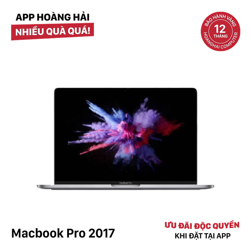 Macbook Pro 2017 13.3in Bạc Intel Core i7/RAM 16GB/SSD 128GB 97% pin 100% BPTN (Đã thay pin, xước gôm vỏ)