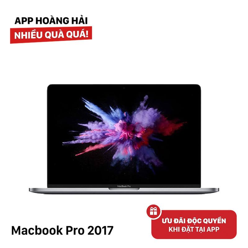 MacBook Pro 2017 13.3in Xám Intel Core i5/ RAM 16GB/ SSD 256GB 98% sạc 75 lần BPTN (viền xước, ám mặt logo xước sơn)