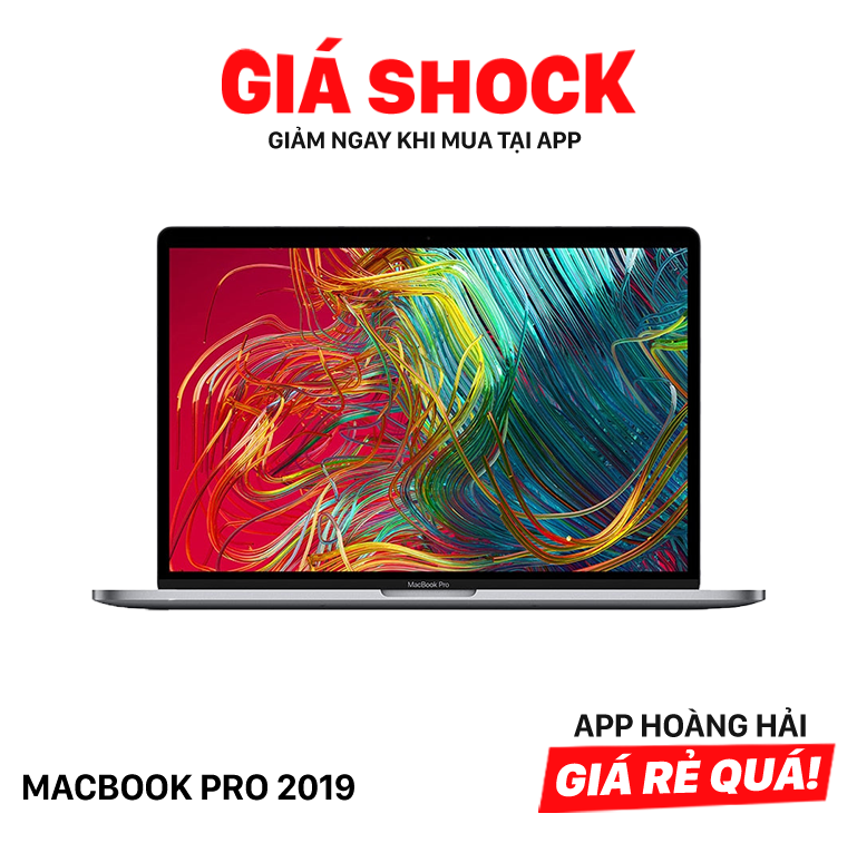 Macbook Pro 2019 13.3in Xám Intel Core i7/RAM 16GB/SSD 256GB 97% Sạc 329 lần BPTA (Xước viền)