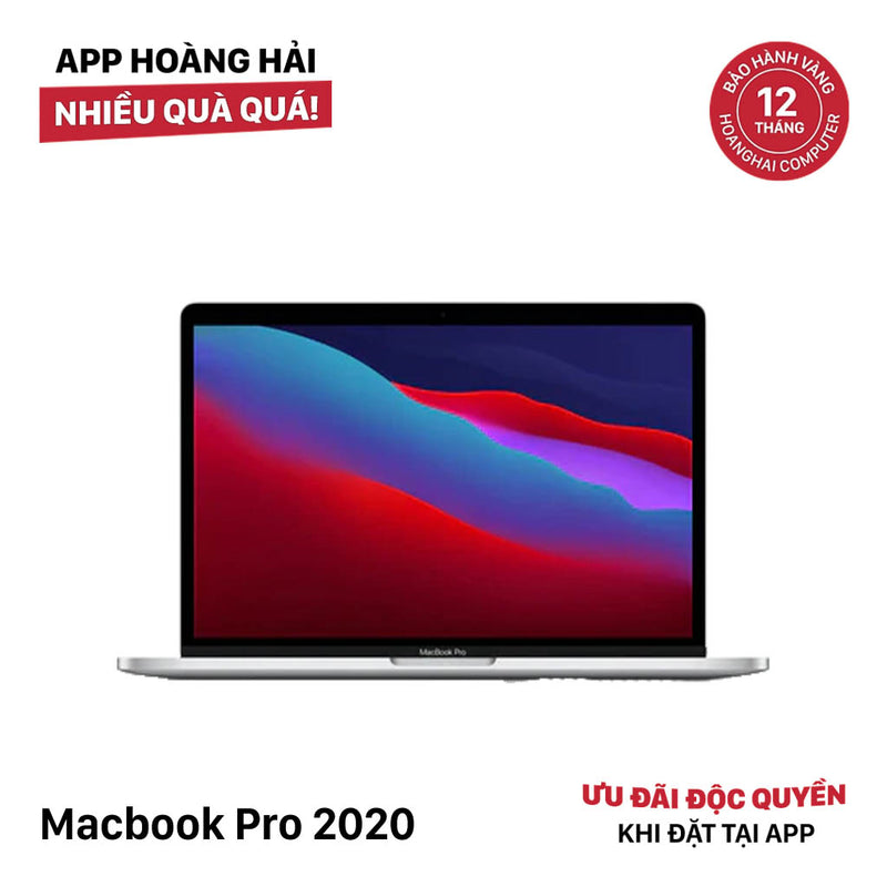 MacBook Pro 2020 13.3in Bạc Intel Core i7/ RAM 16GB/ SSD 512GB 98%pin 85% Sạc 152 lần BPTN (xước viền)