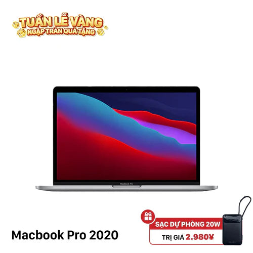 MacBook Pro 2020 13.3in Xám FB i5/ RAM 8G/256G 98% Sạc 103L BPTN