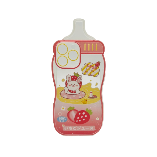 HHPK42 Ốp bình sữa thỏ dâu