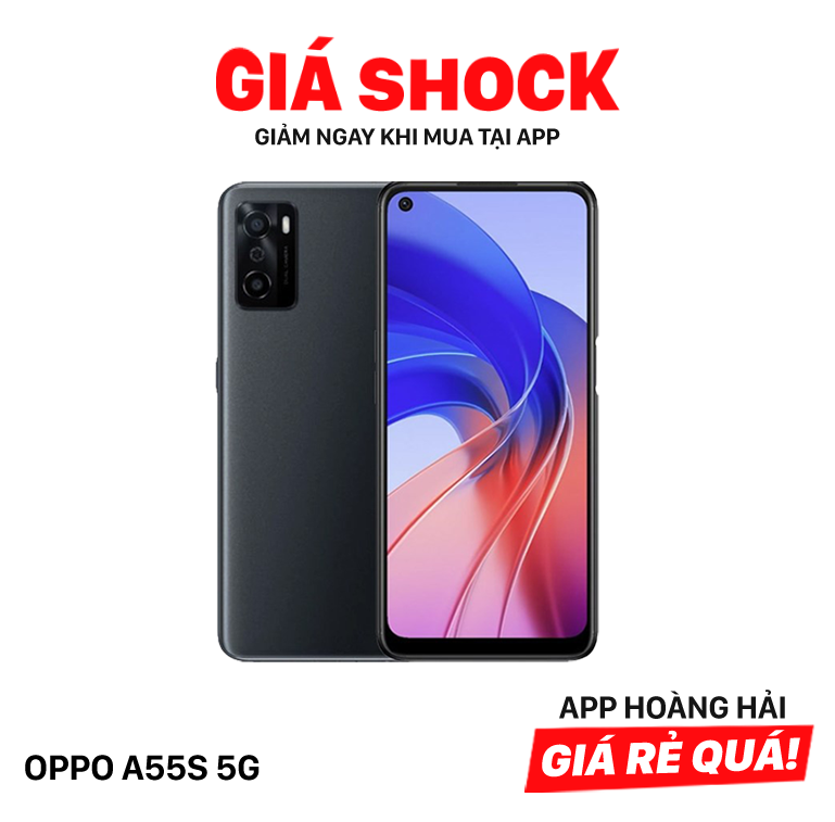 Oppo A55s 5G Đen 4GB｜64GB 98% Fulbox (Xước miếng dán màn hình)