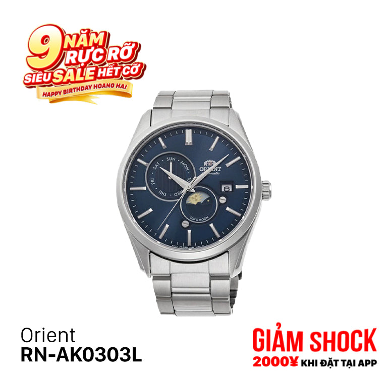 Đồng hồ Orient Sun Moon Gen 5 RN-AK0303L