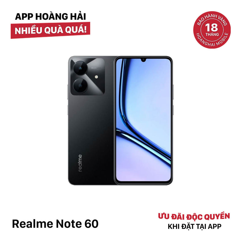 Realme Note 60 Đen 3GB/64GB 98%