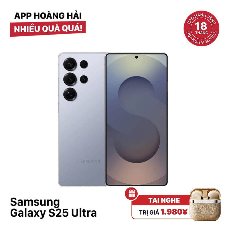 Samsung Galaxy S25 Ultra Xanh Dương 12GB/256GB 100% ĐBH SB (Không dùng sim SB) - HH2645