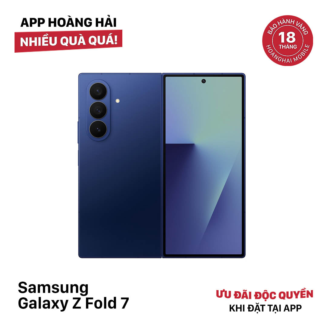 Samsung Galaxy Z Fold 7 5G Navy Blue 12GB/256GB SB မှ 100% International Warranty (SB sim card အသုံးမပြုပါ) 
