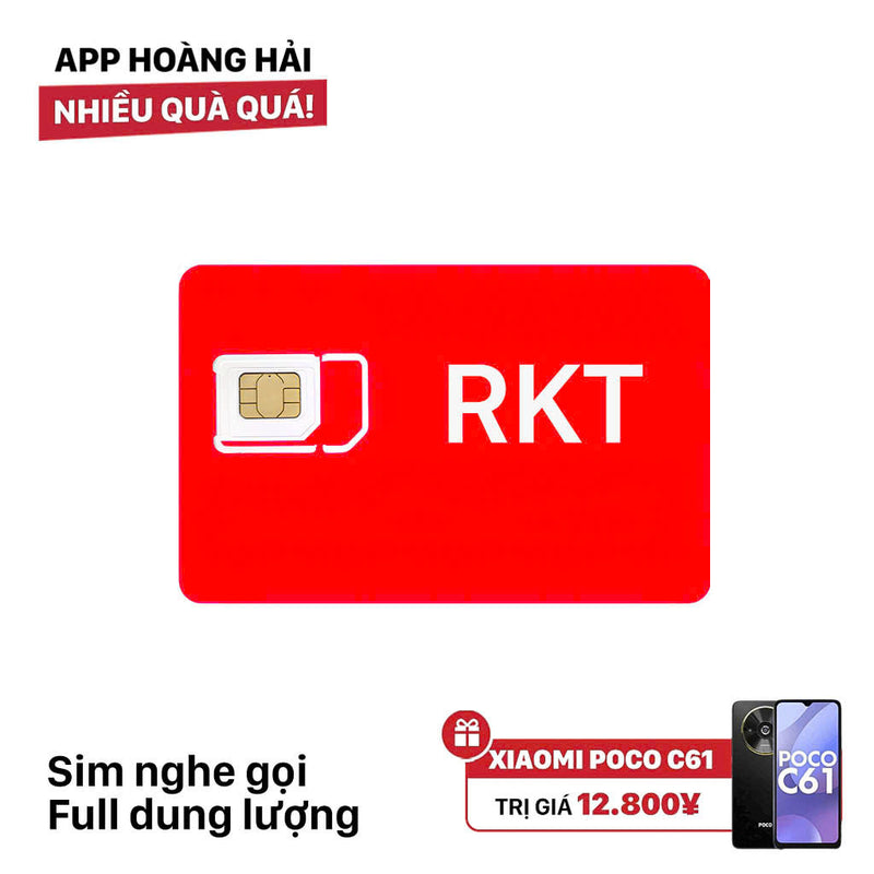 Sim nghe gọi Rakuten full dung lượng data cước 3.300¥