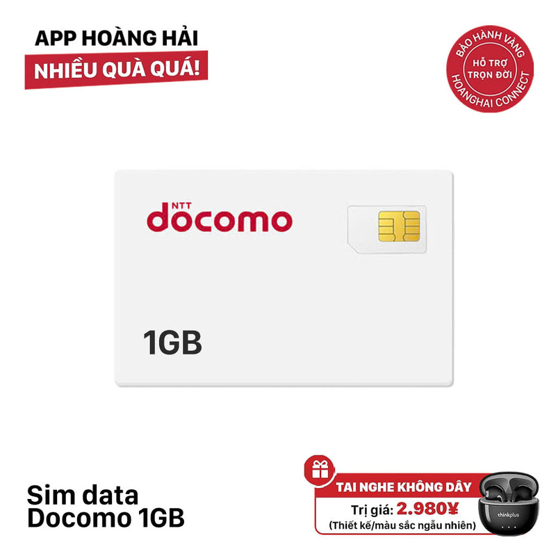 Sim Data Docomo 1GB - Bán Đứt