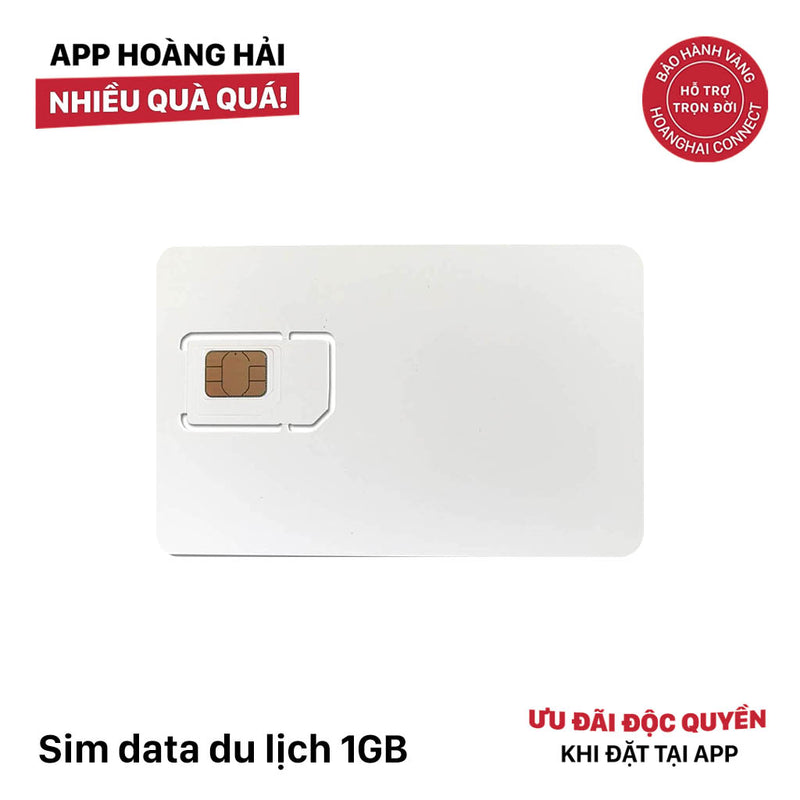 Sim data du lịch 1GB/ 1 Ngày