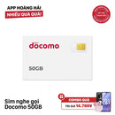 Sim nghe gọi Docomo 50GB I 7 Tháng (05/2026)