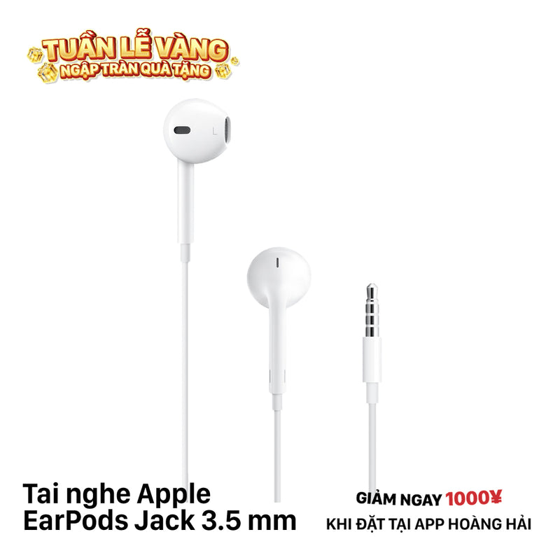 Tai nghe Apple EarPods Jack 3.5 mm