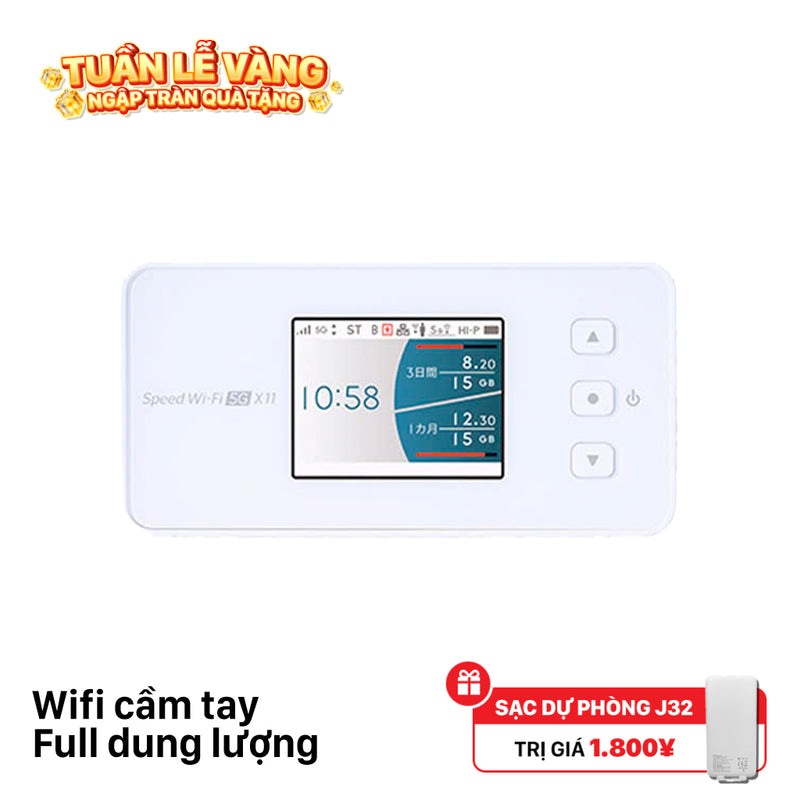 Wifi cầm tay Full dung lượng cước 4800¥