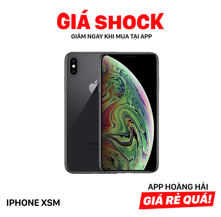 iPhone XS Max 256GB Đen 98% pin 100% Máy đã trả hết tiền mạng dùng như Quốc tế Apple (Đã thay pin - Đốm camera 1x, xước viền, mặt lưng) - HH5833