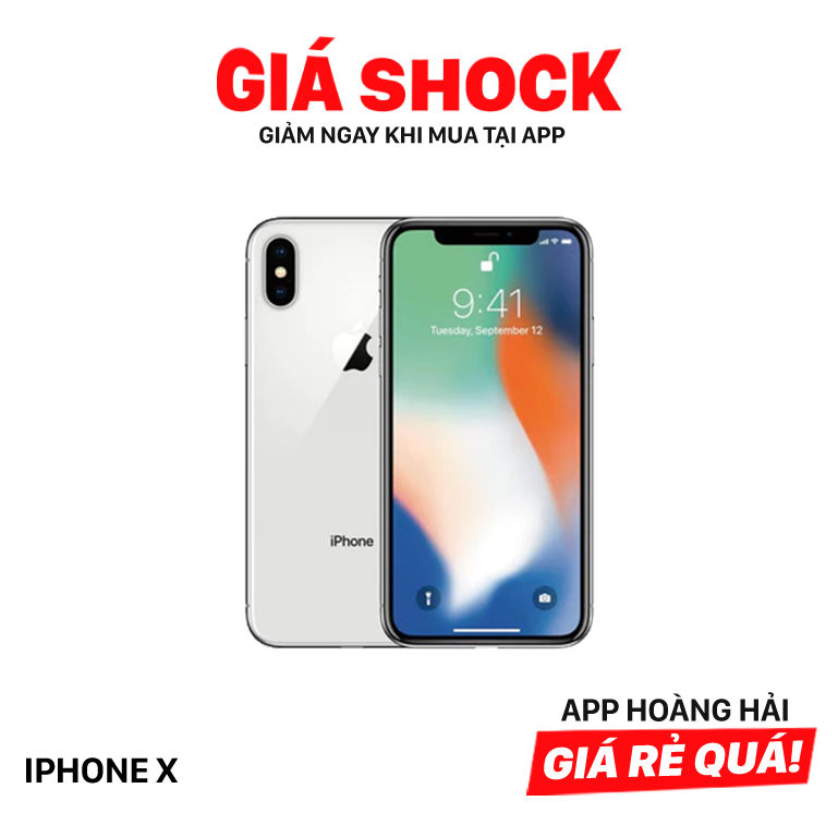 iPhone X 64GB Trắng 98% pin 100% Máy đã trả hết tiền mạng dùng như Quốc tế Apple (Đã thay pin - Đốm camera 1x, viền xước)