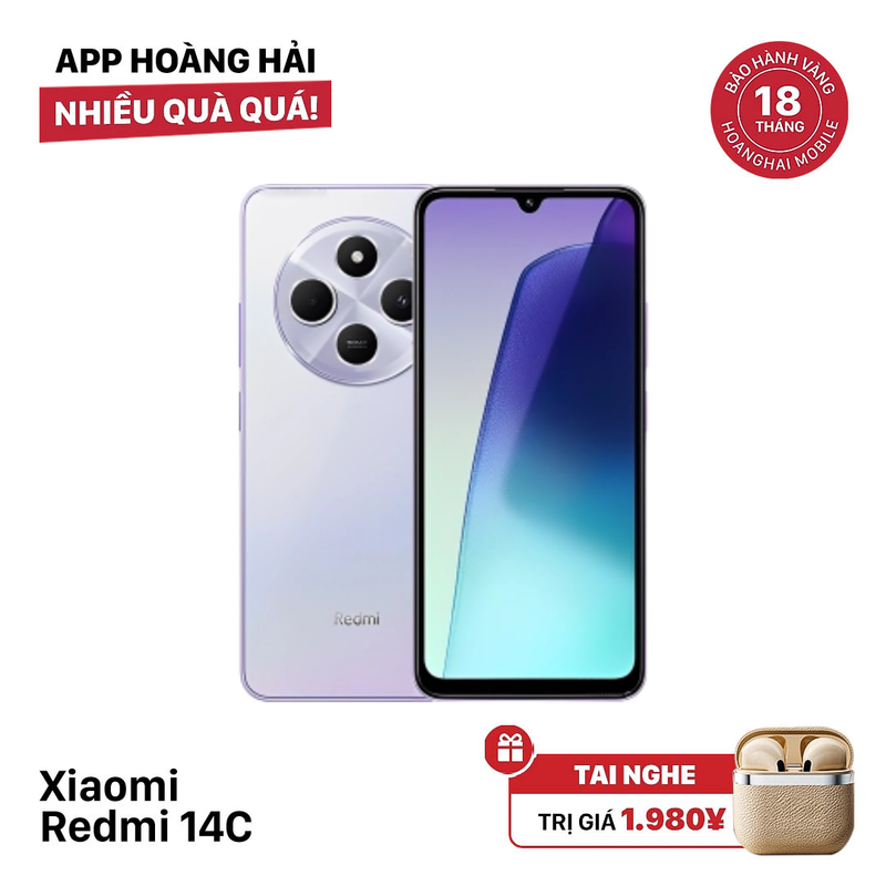 Xiaomi Redmi 14C Tím 4GB/128GB 98% - HH2044