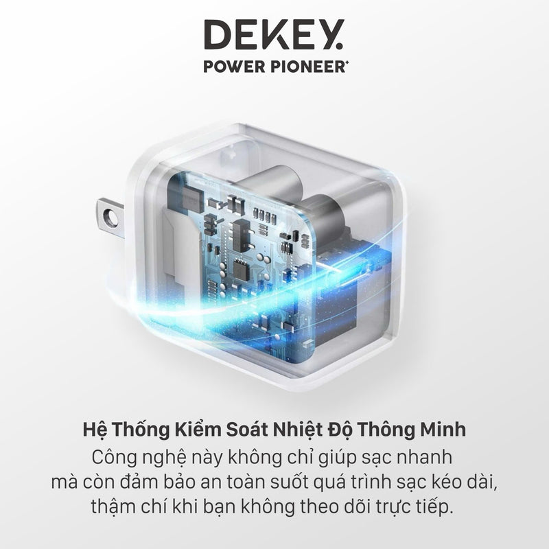 Bộ sạc cáp Dekey 20W