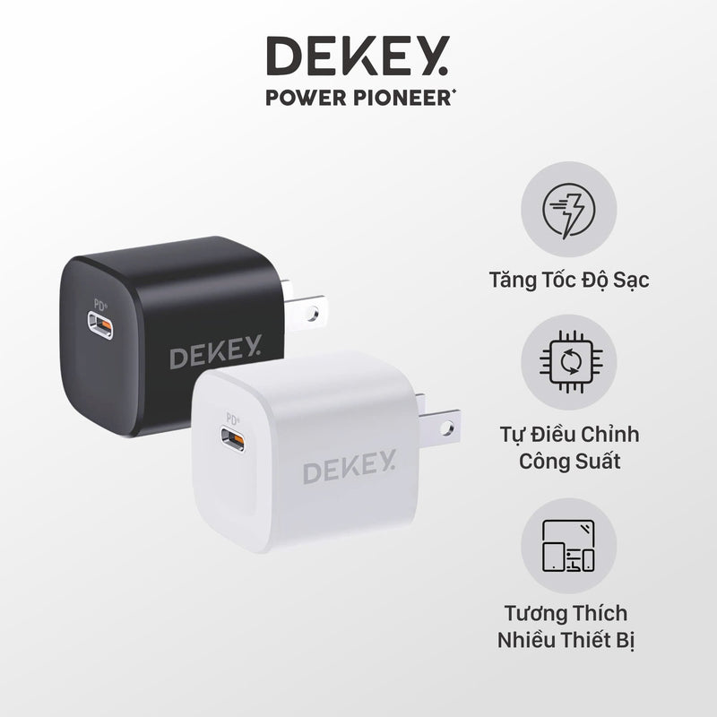 Bộ sạc cáp Dekey 20W