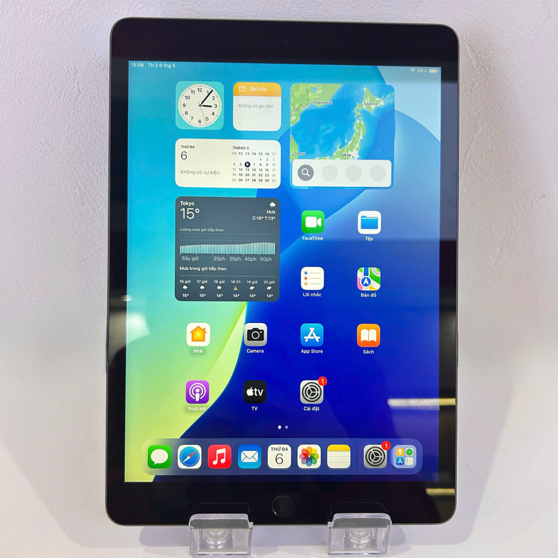 iPad Gen 9 10.2in 64G Xám 99% pin 100% (Sạc 4 lần )