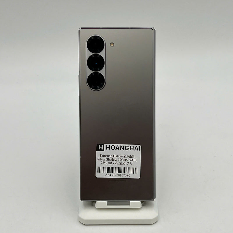 Samsung Galaxy Z Fold6 5G Bạc 12GB/256Gb 98% ( Máy sứt viền)