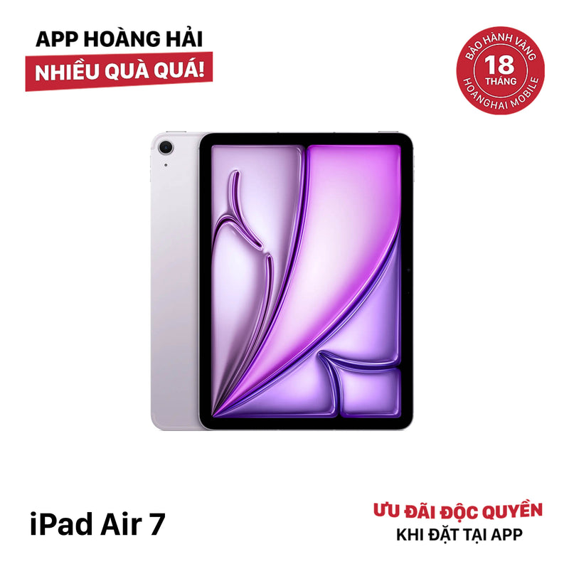 iPad Air 7 M3 2025 11in 128GB Wifi Quốc tế từ Apple Store