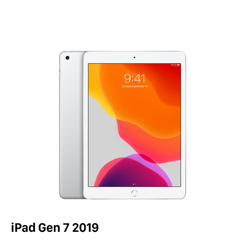 iPad Gen 7 10.2inch Bạc 32GB 4G+Wifi 98% pin 99% Quốc tế Apple (Màn đốm trắng) - HH5310