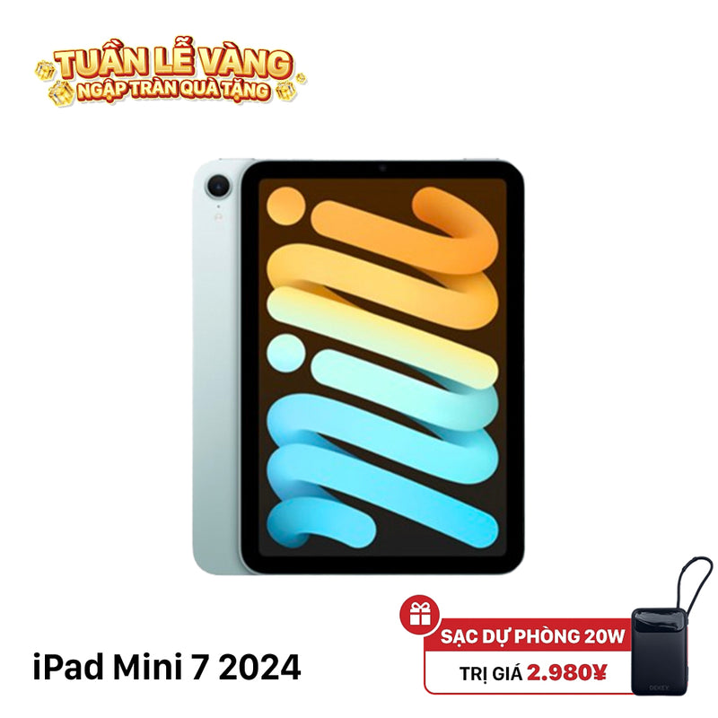 iPad Mini 7 2024 128GB Xanh Dương 5G + Wifi Nguyên Hộp từ SB