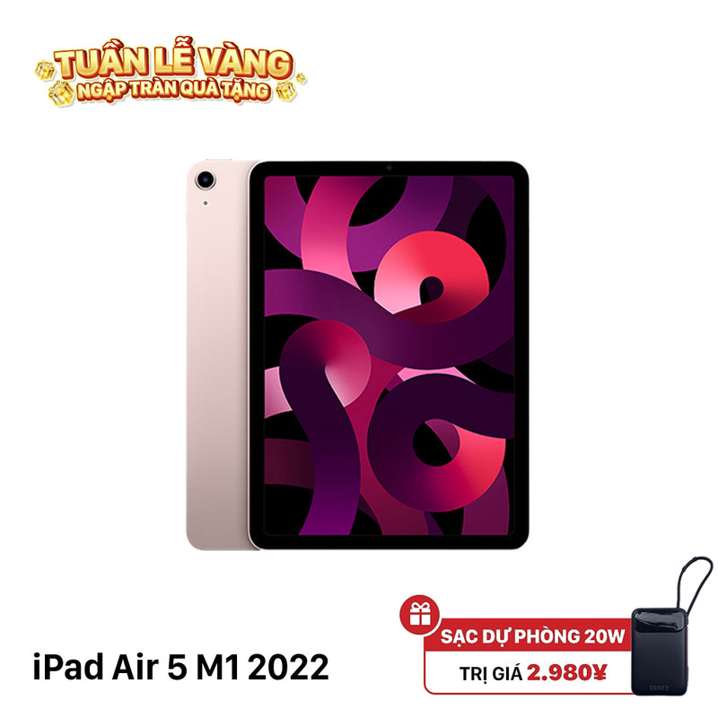 iPad Air 5 2022 10.9 in 64GB Hồng 5G + Wifi 98% pin 94% Từ SB