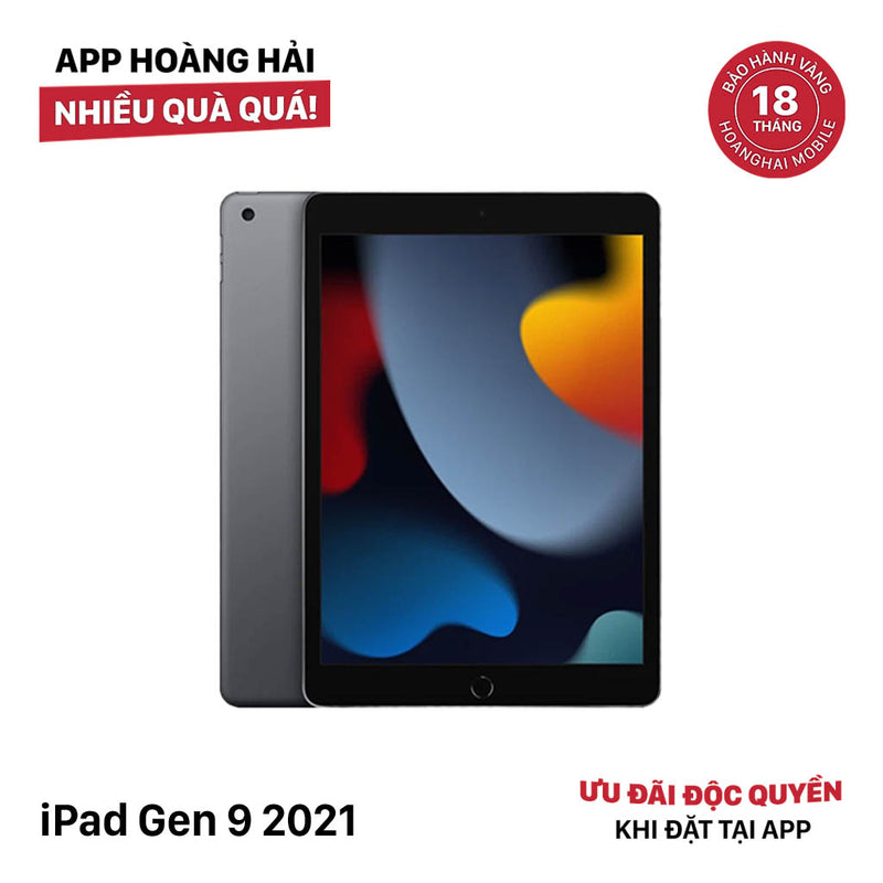 iPad Gen 9 10.2in 64G Xám 99% pin 100% (Sạc 4 lần )