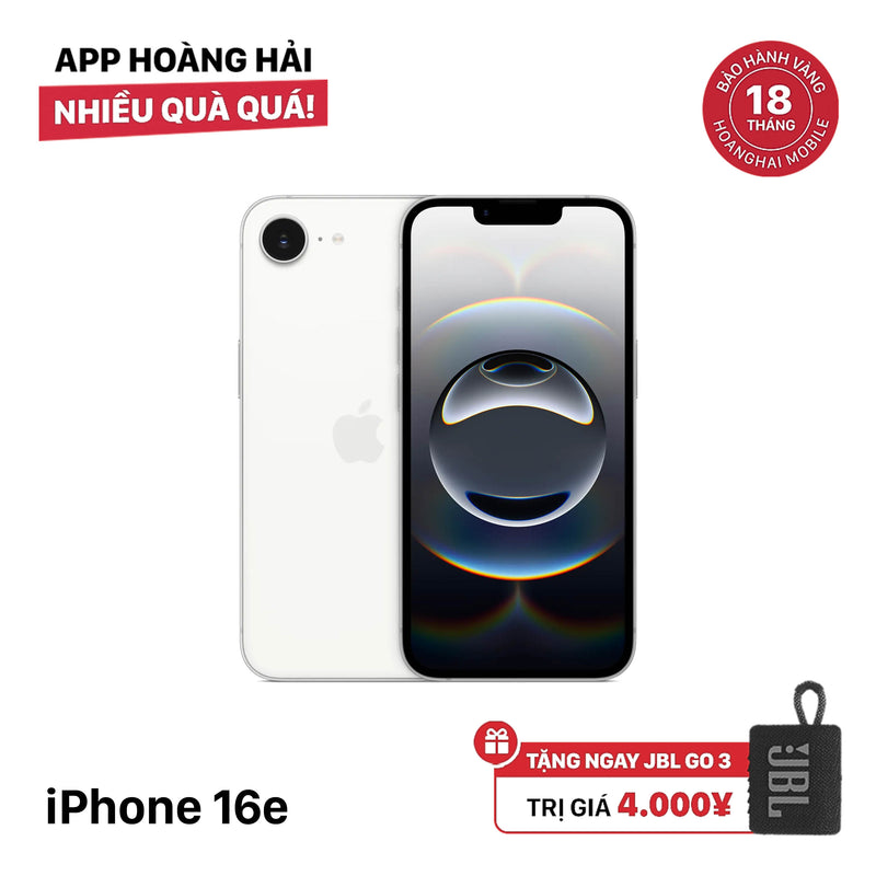 iPhone 16e 128GB White SB မှ 100% International Warranty (SB Sim No) 