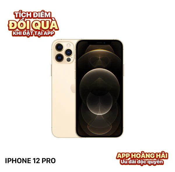 iPhone 12 Pro 128GB Vàng 98% pin 100% Máy đã trả hết tiền mạng dùng như Quốc tế Apple (Đã thay pin)