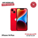 iPhone 14 Plus 128GB Đỏ 98% pin 85%  Máy đã trả hết tiền mạng dùng như Quốc tế Apple (xước viền) - HH6764