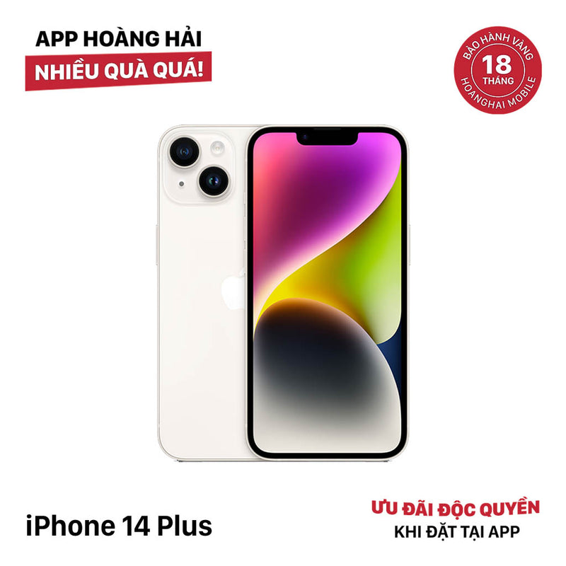 iPhone 14 Plus 128GB Trắng 98% pin 97% Quốc tế từ Apple mã VN/A - HH1312