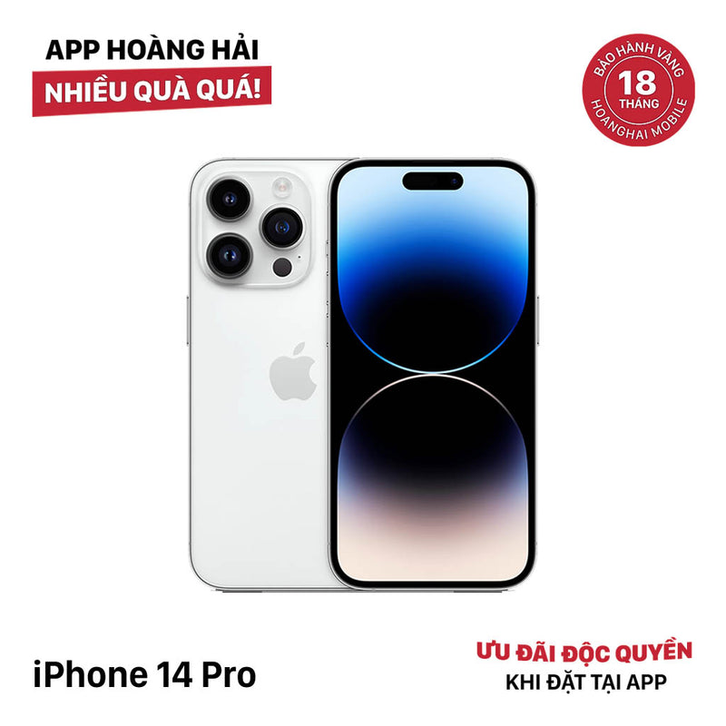 iPhone 14 Pro 256GB Trắng 98% pin 85% Quốc tế từ DCM (Không dùng sim DCM - đốm 3x) - HH9209