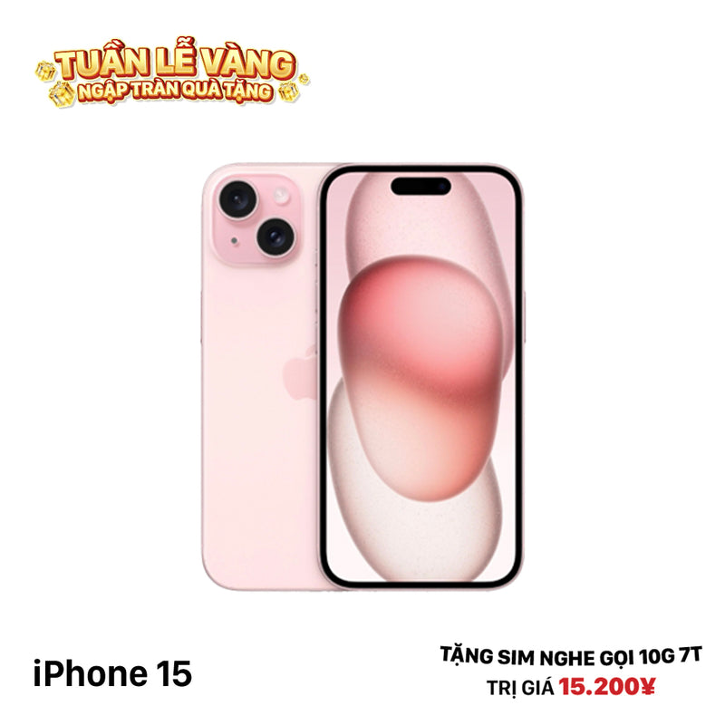 iPhone 15 256GB Hồng 97% pin 87%  Quốc Tế Apple (Xước góc to)  - HH8360