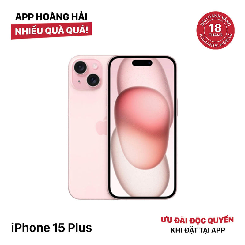 iPhone 15 Plus 128GB Hồng 98% pin 89% Quốc tế Apple  - HH4754