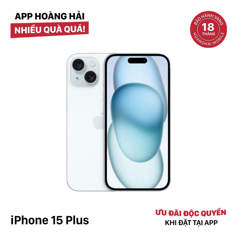 iPhone 15 Plus 128GB Xanh Dương 98% pin 91% Quốc tế Apple  - HH8019