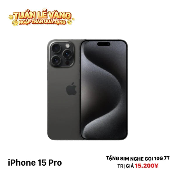 iPhone 15 Pro 256GB Đen 99% pin 99% Quốc tế Apple - HH0216