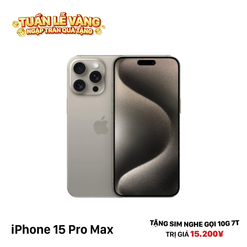 iPhone 15 Pro Max 1TB Tự Nhiên 98% pin 100%  DBH Quốc tế từ SB (Không dùng sim SB - sạc 1 lần, xước màn) - HH6995
