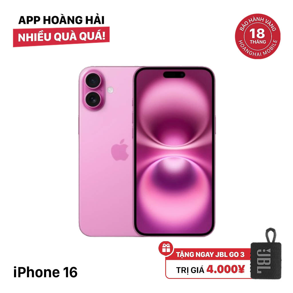 iPhone 16 128GB ပန်းရောင် SB မှ 100% International Warranty (SB Sim No) 